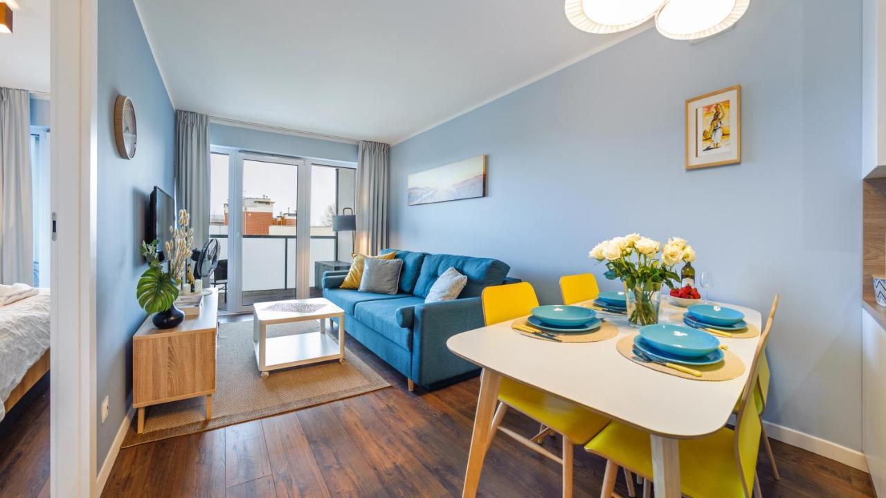 Apartament Blekitna Laguna Z Basenem - Ul Kasprowicza 20A - Holiday City Kolobrzeg Bagian luar foto